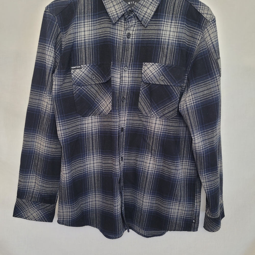 Howitzer Patriot Men's Blue Plaid Shirt